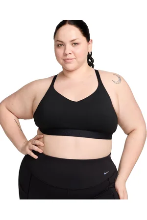 Nike Plus Size Indy Low Impact Padded Sports Bra - Black/black