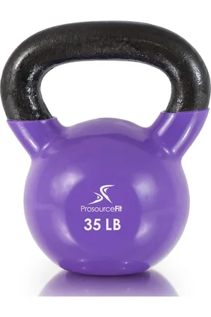 Prosourcefit Vinyl Coated Iron Kettlebell, 35lb
