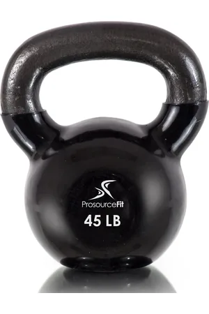 Prosourcefit Vinyl Coated Iron Kettlebell, 45lb