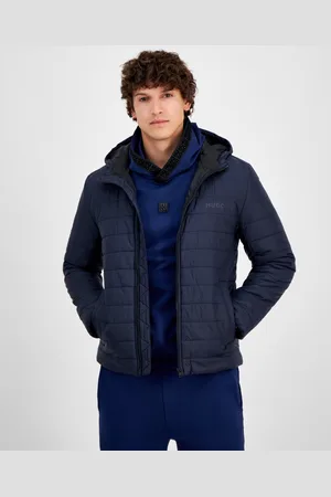 HUGO BOSS quilted navy men's full zip vest size 38/M discount