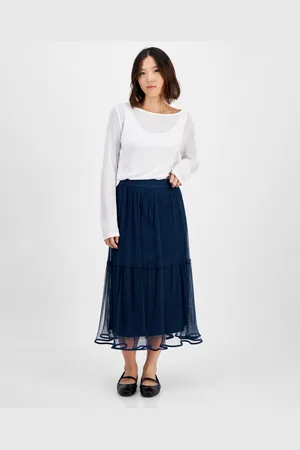 And Now This Petite Tulle Midi Skirt, Exclusively at Macy