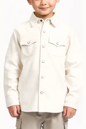 Sovereign Code Little Boys Snap Front Long Sleeve Button-Up Shirt