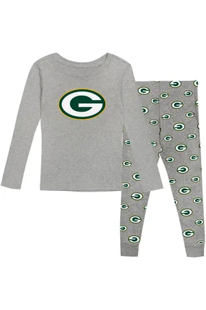 Outerstuff Preschool Green Bay Packers Long Sleeve T-Shirt and Pants Sleep Set