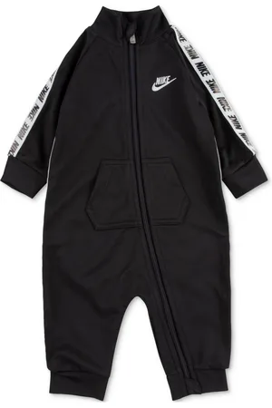 Nike Baby Taping-Detail Zip-Front Coverall