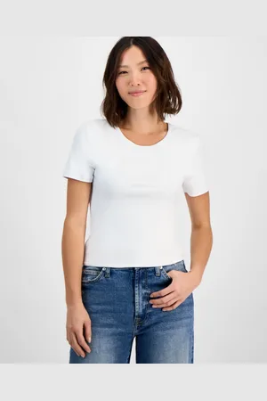 And Now This Petite Short-Sleeve Crewneck Top, Exclusively at Macy
