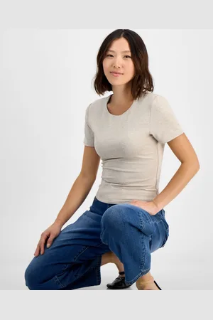 And Now This Petite Short-Sleeve Crewneck Top, Exclusively at Macy