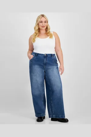 And Now This Trendy Plus Size High-Rise Seamed Front Jeans, Exclusively at Macy