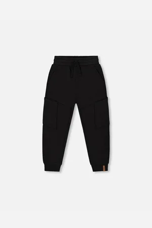 Deux par Deux Big Boys French Terry Sweatpants With Side Pockets