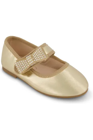 Jessica Simpson Toddler Girls Amy Crystal Bow Ballet Flat