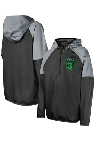 Outerstuff Big Boys and Girls Austin Fc Unstoppable 1/2-Zip Hoodie Jacket