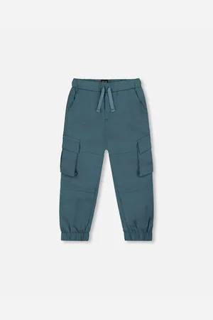 Deux par Deux Big Boys Parachute Cargo Pocket Jogger Pants