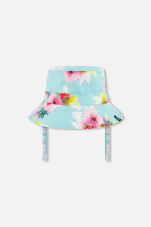 Deux par Deux Toddler Printed Beach Sun Hat