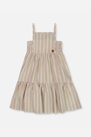 Deux par Deux Big Girls Sleeveless Linen Dress