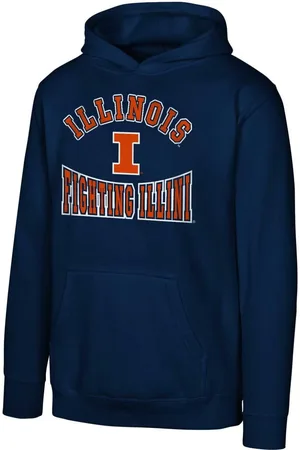 Outerstuff Big Boys and Girls Illinois Fighting Illini Hometown Classic Fleece Pullover Hoodie