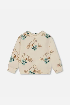 Deux par Deux Baby Girls Printed French Terry Sweatshirt