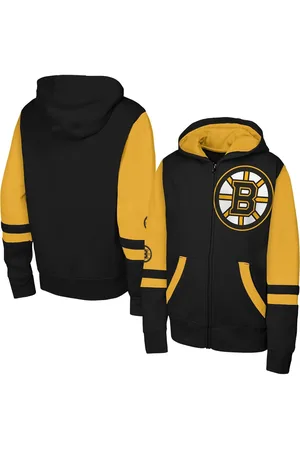 Outerstuff Big Boys and Girls Boston Bruins Face Off Full-Zip Hoodie