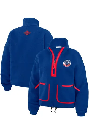 Wear By Erin Andrews Buffalo Bills Polar Fleece Half-Zip Jacket