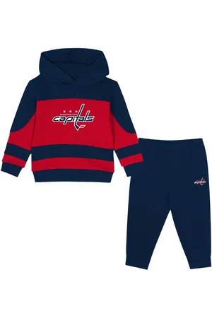 Outerstuff Toddler Navy/Red Washington Capitals Puck Hero Fleece Hoodie and Sweatpants Set - Navy, Red