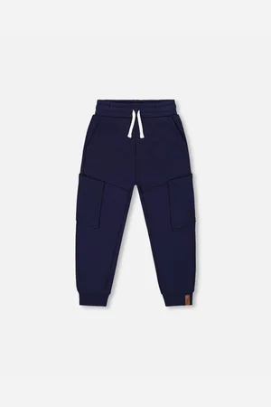 Deux par Deux Big Boys French Terry Sweatpants With Side Pockets