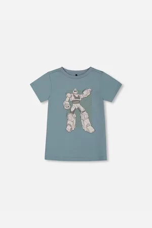 Deux par Deux Big Boys Organic Cotton Graphic Tee