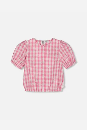Deux par Deux Big Girls Puff Sleeve Top