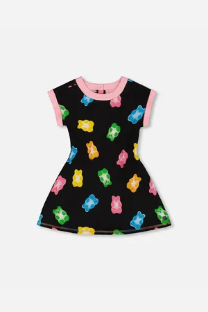 Deux par Deux Big Girls Printed French Terry Dress