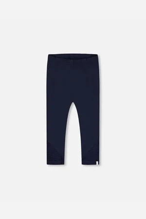 Deux par Deux Big Girls Organic Cotton Capri Leggings With Mesh