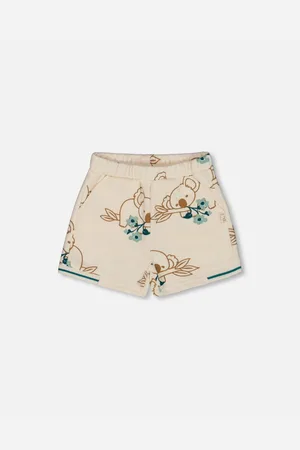 Deux par Deux Big Girls Printed French Terry Short