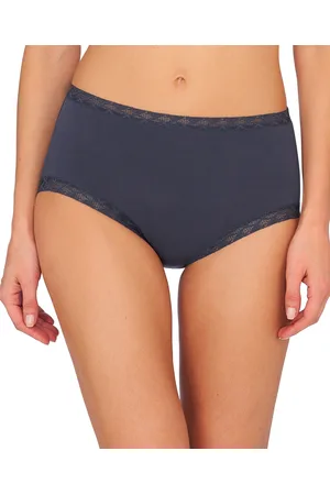 Natori Bliss Lace-Trim High Rise Cotton Brief 755058