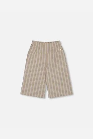 Deux par Deux Big Girls Wide Leg Capri Linen Pant