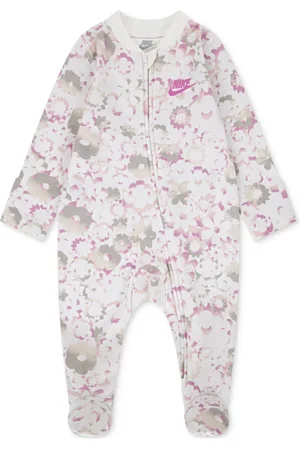Nike Baby Girls Flow-ral Printed Footed Coverall