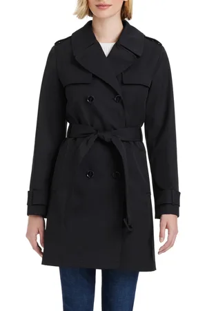 Kate Spade Women s Short Double-Breasted Trench Coat