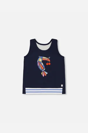 Deux par Deux Big Girls Organic Cotton Tank Top
