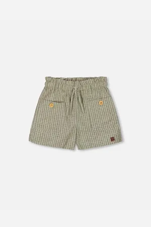 Deux par Deux Big Girls Linen Short With Pockets