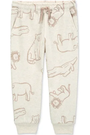 Carters Toddler Boys Pull-On Animal Print Fleece Pants
