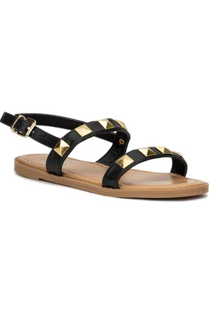 Olivia Miller Girls Double Trouble Stud Sandal