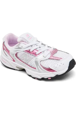 New Balance Toddler Girls 530 Casual Sneakers from Finish Line - White, Pink Sugar