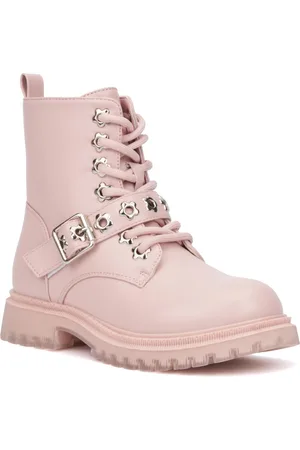 Olivia Miller Little Girls Star Bright Combat Boots