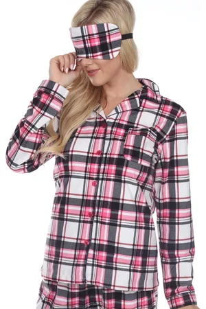 White Mark 3-Piece Cozy Pajama Set