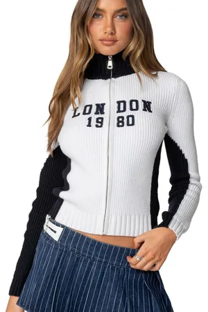 Edikted Womens London High Neck Cardigan