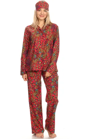 White Mark 3-Piece Cozy Pajama Set