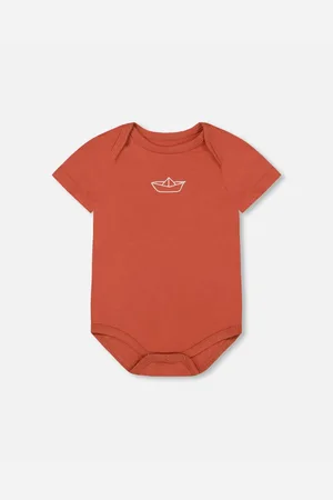 Deux par Deux Baby Boys Organic Cotton Onesie