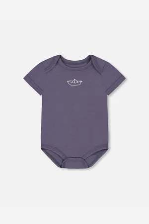 Deux par Deux Baby Boys Organic Cotton Onesie