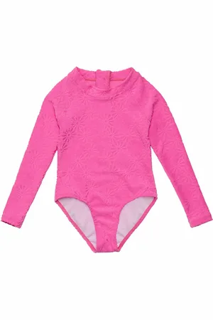 Snapper Rock Bubblegum Bloom Ls Surf Suit
