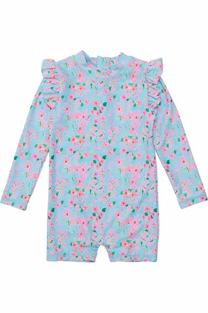 Snapper Rock Daisy Chain Ls Sunsuit