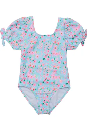 Snapper Rock Daisy Chain Puff Sleeve Surf Suit