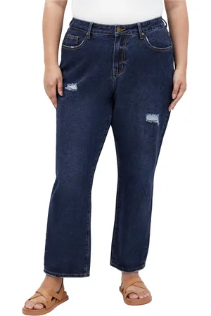 City Chic Plus Size Harley Adelyn Crop Jean