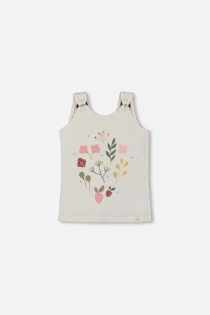 Deux par Deux Big Girls Crinkle Jersey Tank Top