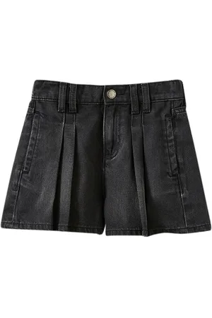 Cotton On Big Girls Little/Big Sarai Pleat Front Denim Short
