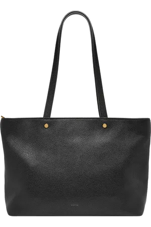 Fossil Jessie Leather Top Zip Tote Bag